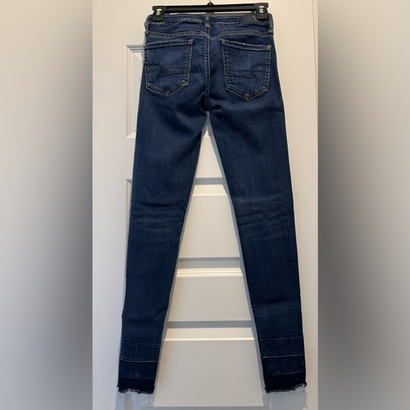 American Eagle Outfitters Distressed Knees Jeggings - Size: 00 - Picture 3 of 5